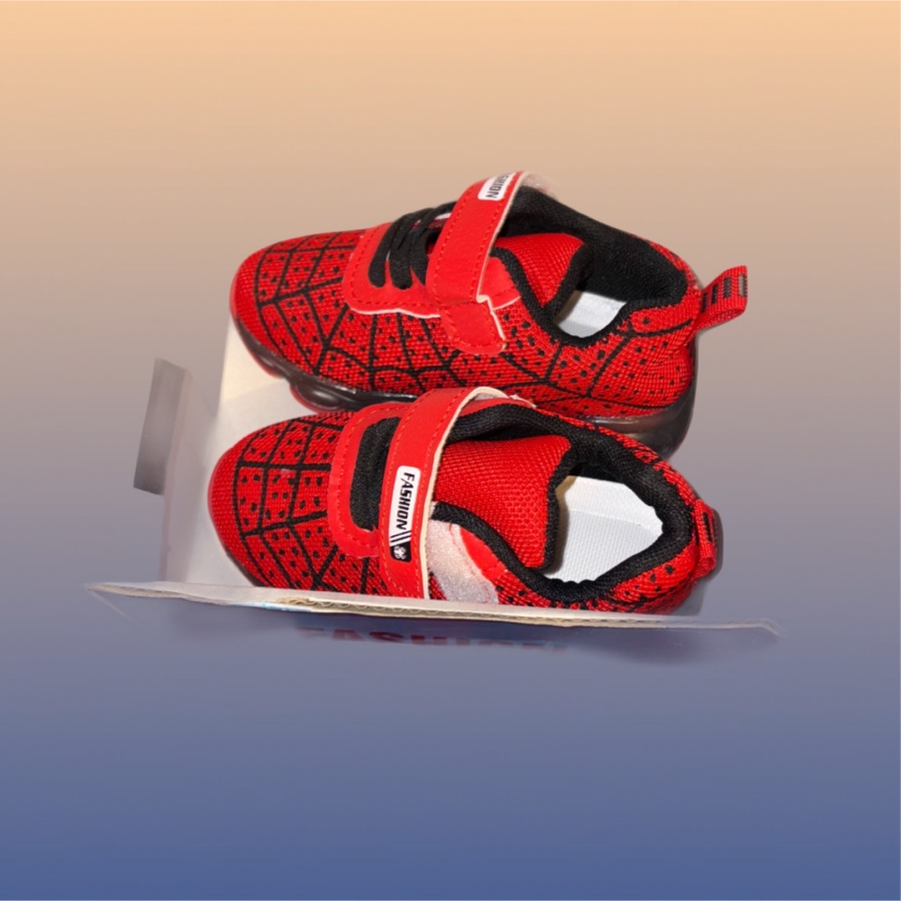 Kids Red and Black Sneakers
